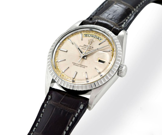劳力士稀少的钢壳DAY DATE，钢壳DD是提供给制表学校使用的教学用表，后进入拍卖市场。.jpg